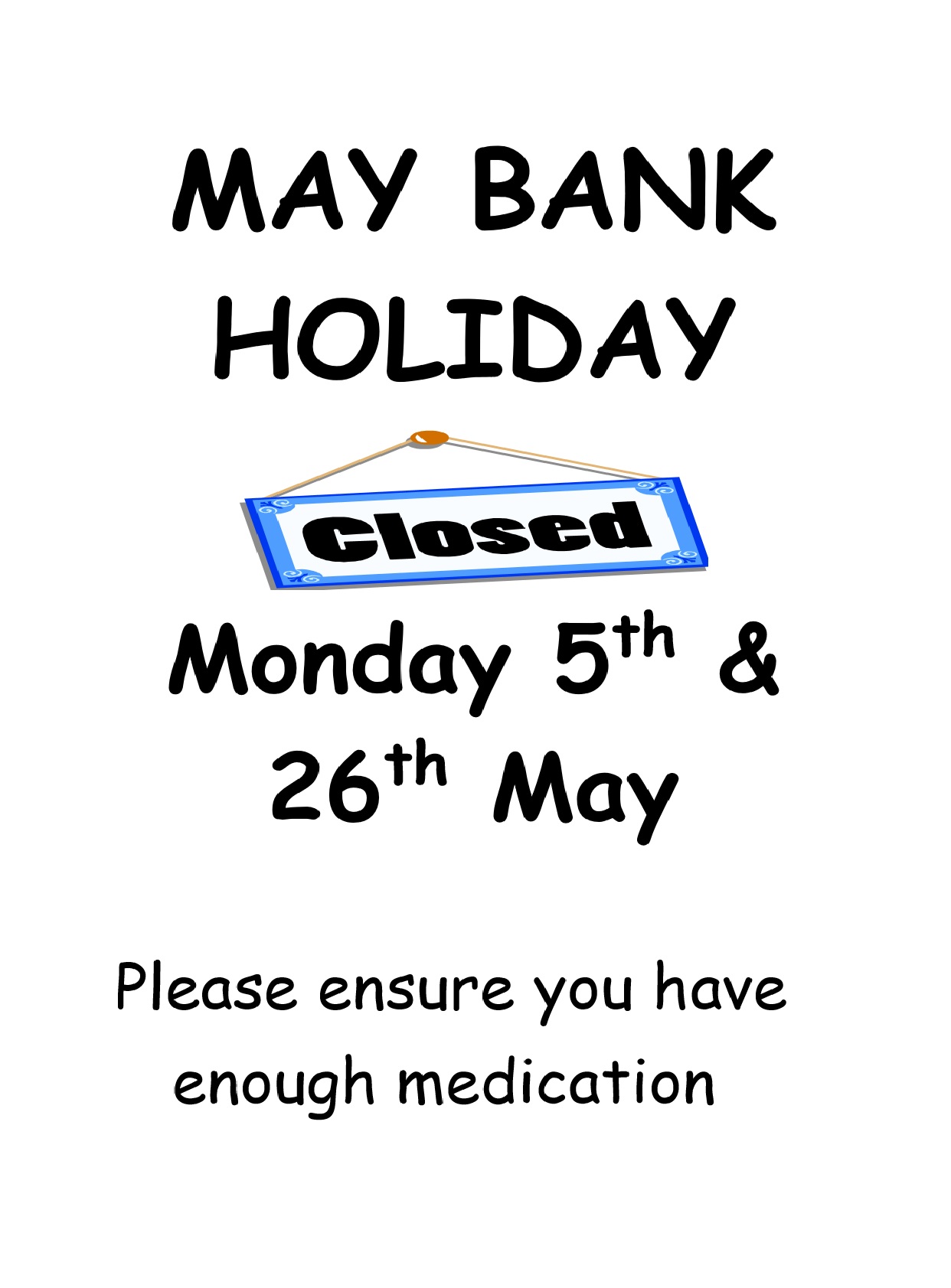 May Bank Holiday