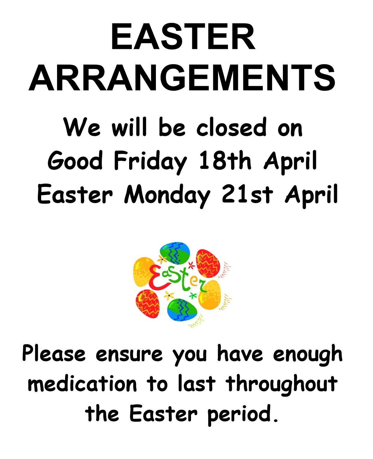 Easter Holidays